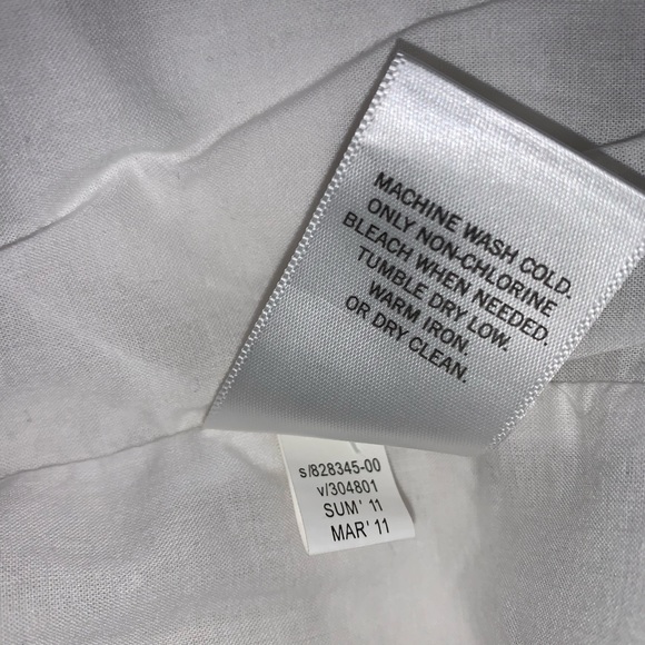 BANANA REPUBLIC white Strapless Dress size 14 - Picture 9 of 13